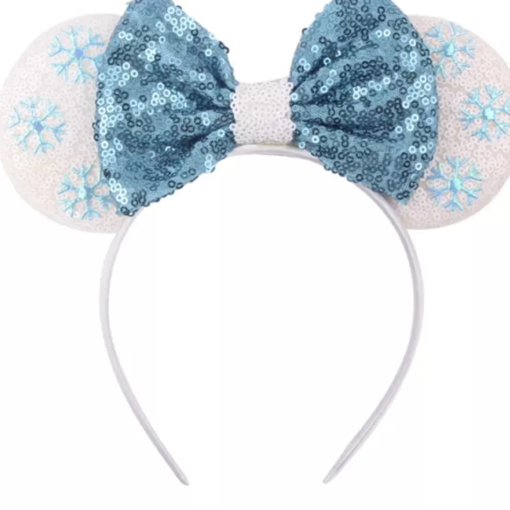 Minnie Mouse Ears Bow Headband Disney Birthday Dress outfit clothes Bow Frozen